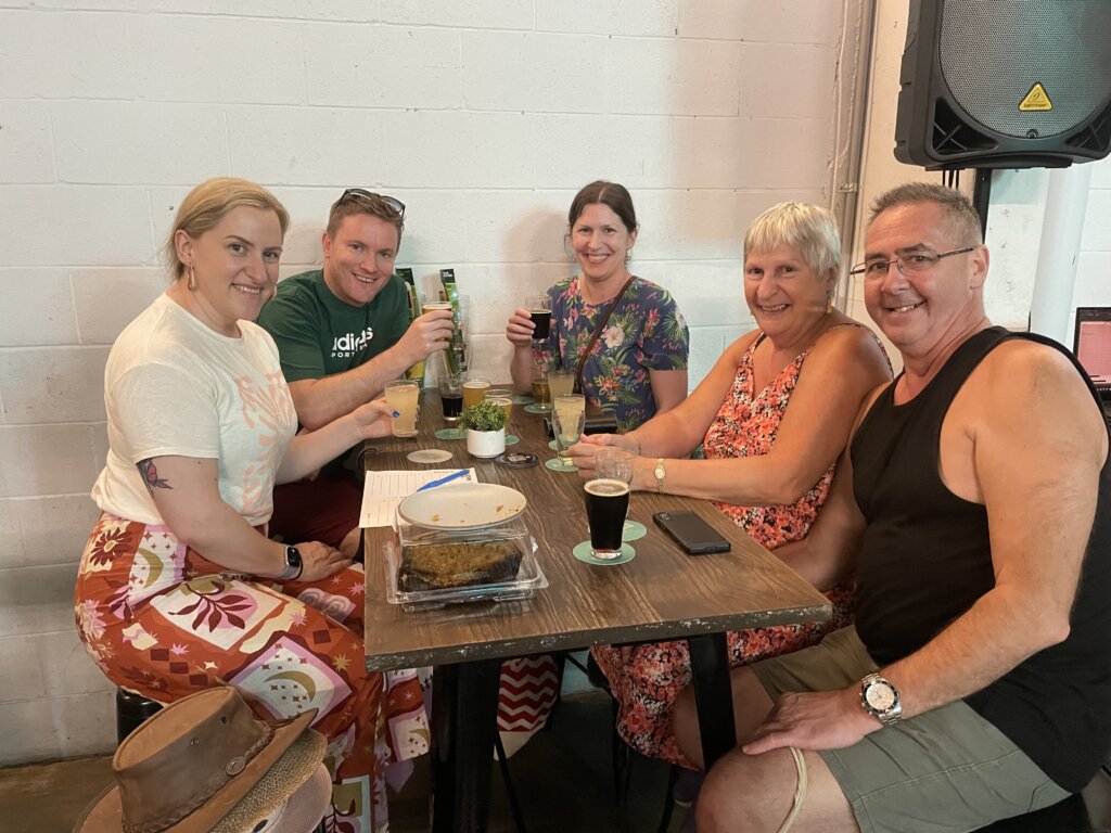 Enjoying Brisbane beers on a brewery tour Hop On Brewery Tours